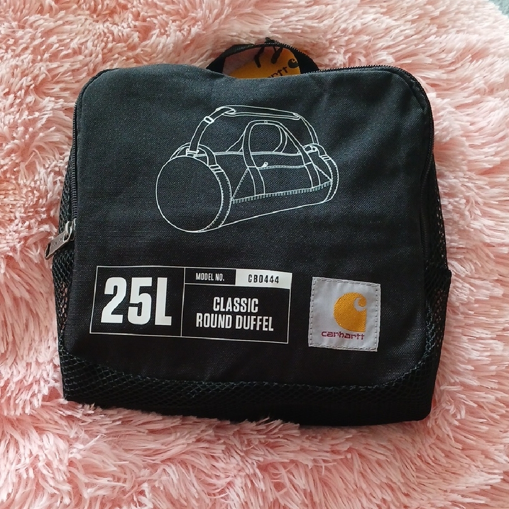 Carhartt Black 25L Classic Round Duffel Pack